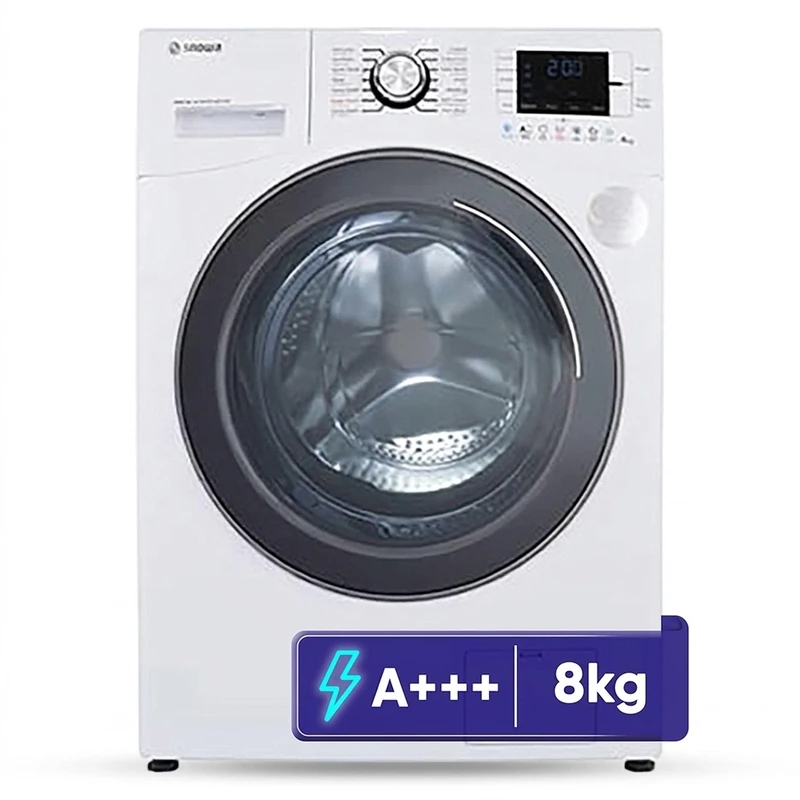 ماشین لباسشویی اسنوا 8 کیلویی اکتا آوین Q-BLC مدل SWM-D80W سفید قسطی