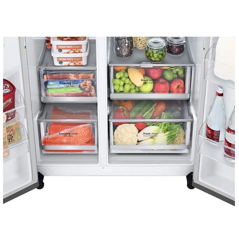 یخچال فریزر ساید بای ساید 34 فوت ال جی مدل GR-X348CSFSقسطی